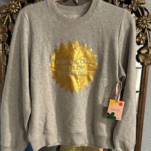 Ban.do Hanging Out with My Higher Self Pullover - Medium